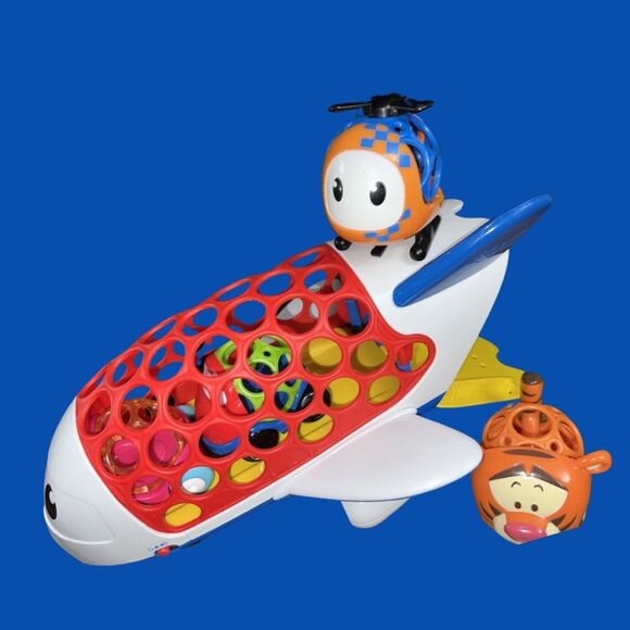 OBall Go Grippers Airplane W/ Sounds Cars Helicopter & Tigger Car Toddler Lot - Picture 4 of 5